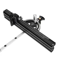 l  l For HONGDUI HD-TB01 Precision Miter Gauge 0-70 Degree Woodworking Table Saw Push Handle Assembly Angle Ruler With Quick Se