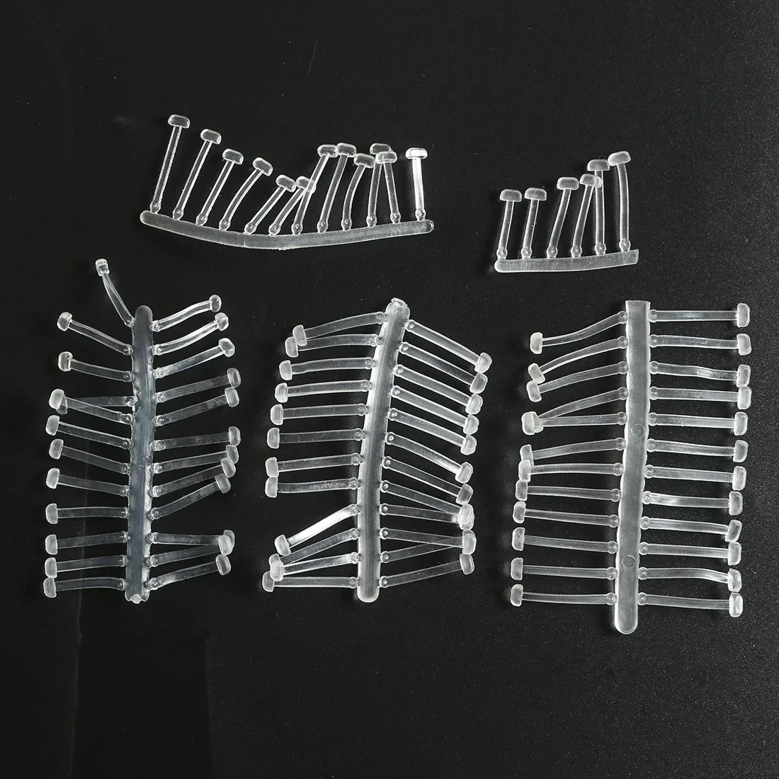 120Pcs/5Sheet Carp Fishing Hair Rig  Bait Stop Pop Up  Stoppers Clear Color Boilie Inserts  Tools