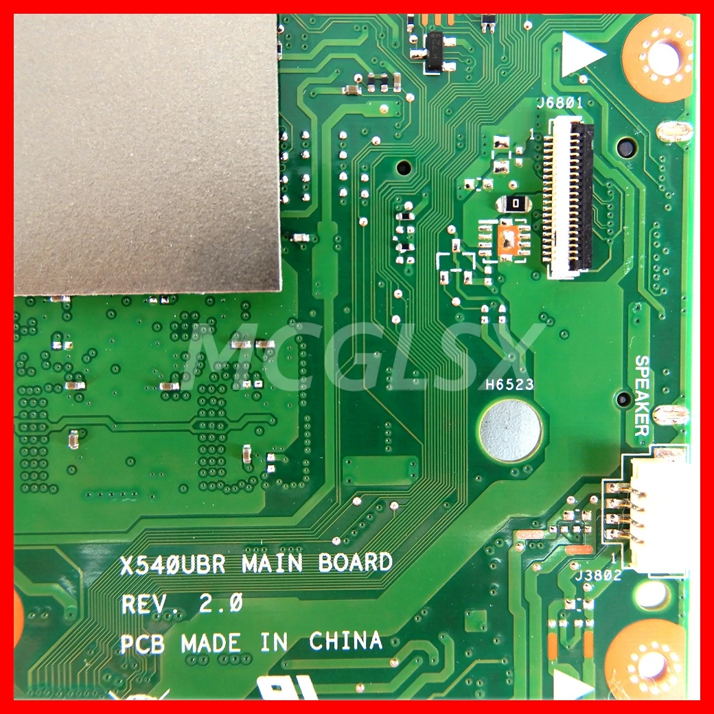 Imagem -05 - Placa-mãe Portátil para Asus X540ubr X540ub X540uar X540ua X540uv X500ub Cpu i3 i5 I76th 7ª 8ª Geração 4gb de Ram