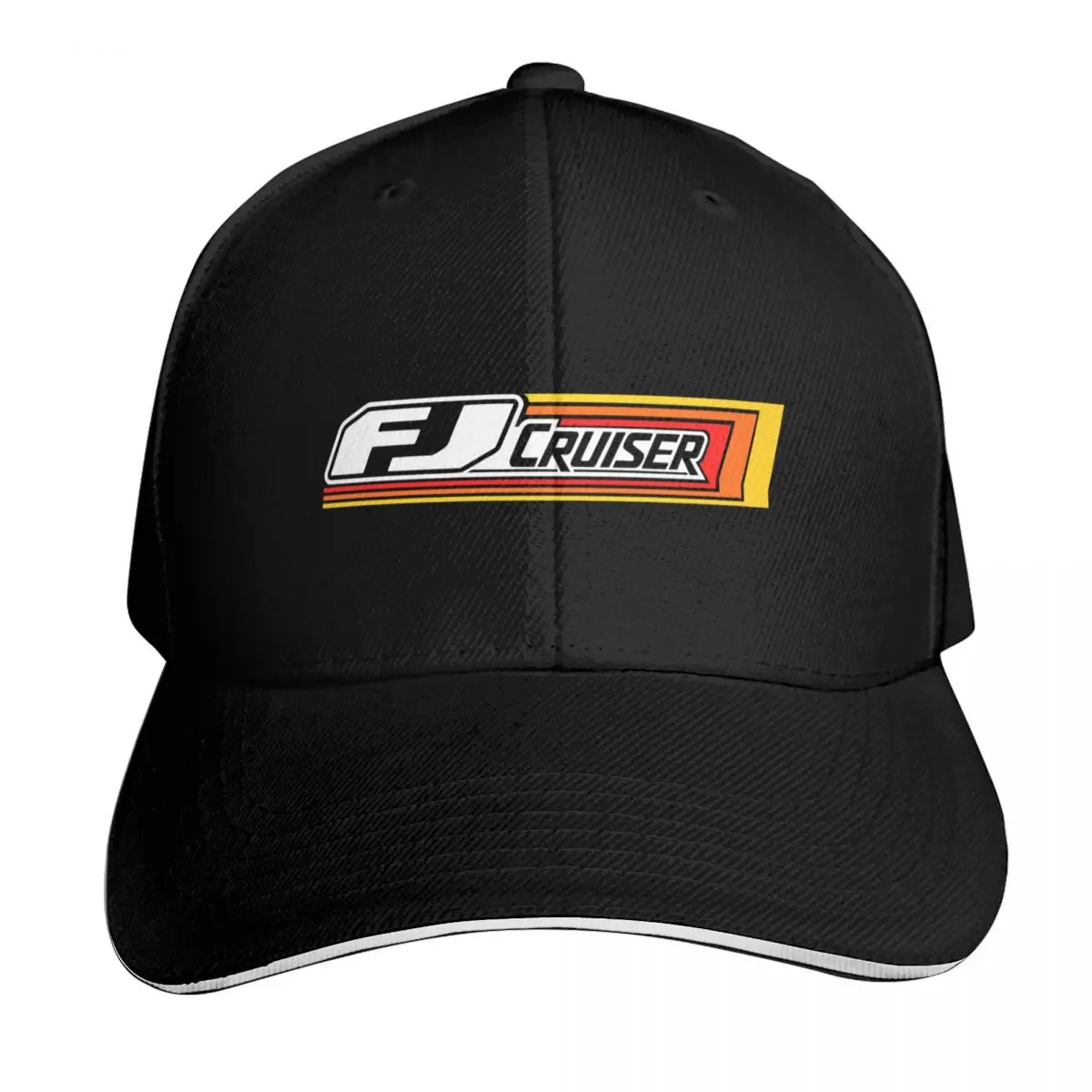 FJ Cruiser Heritage color artwork Baseball Cap Six Panel Structured Crown Sun Protection UPF 50+ Breathable Mesh Back