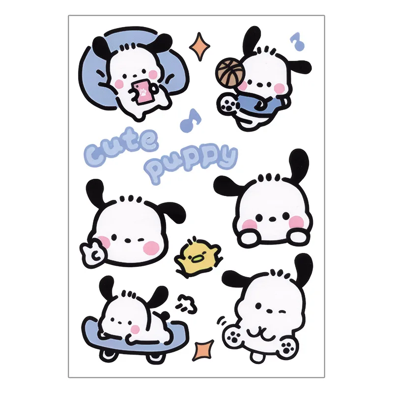 Nieuwe Leuke Hello Kitty Sanrio Cartoon Kuromi Melodie Waterdichte Sticker Sticker Helm Notebook DIY Leuke Decoratie Sticker