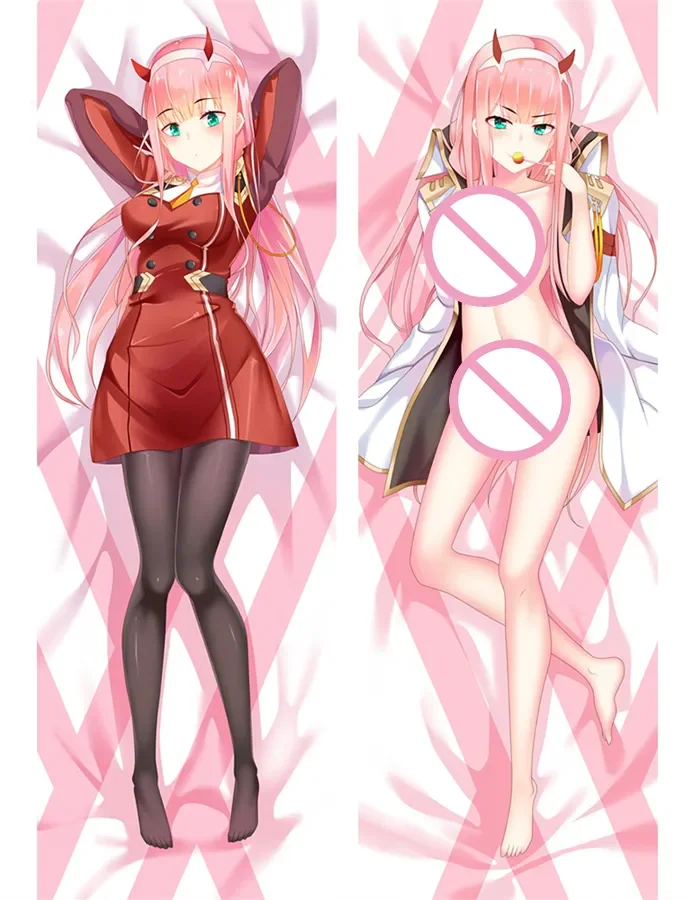 180cm NEW Anime DARLING in the FRANXX zero two 02 Pillow Cover Dakimakura Sexy Girl Bed Body Special Pillowcase Cartoons Cosplay