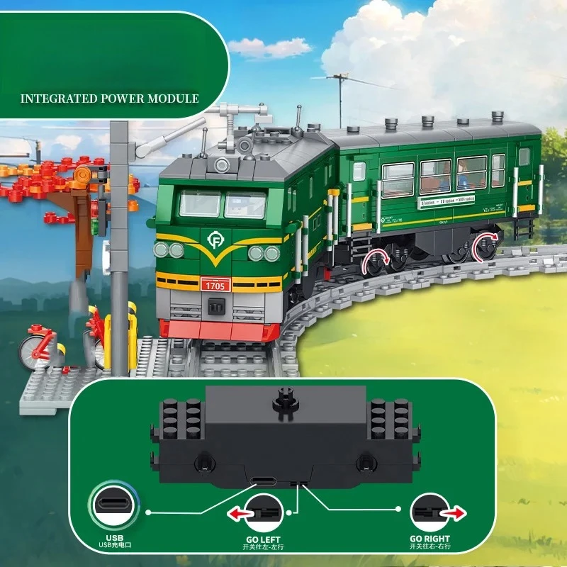 

Креативный эксперт, город, электрический железнодорожный автомобиль, Tramways Metro Tracks, модель строительных блоков, кирпичи, просветляющая игрушка «сделай сам», подарок для ребенка