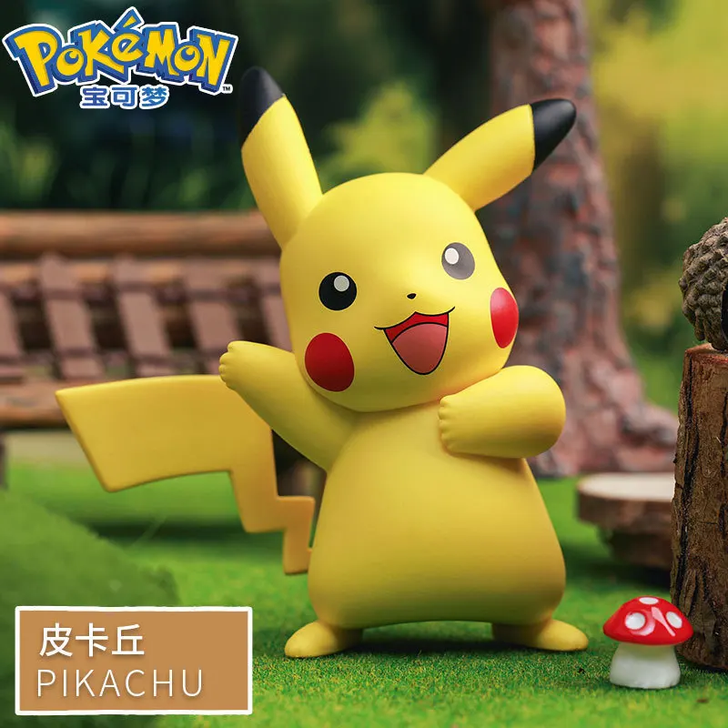 Caja ciega de figura Kawaii de Pokémon Pikachu, 6cm, Anime Rai Pichu, juguetes para niños, decoraciones para habitación, regalo de cumpleaños y Navidad, nuevo
