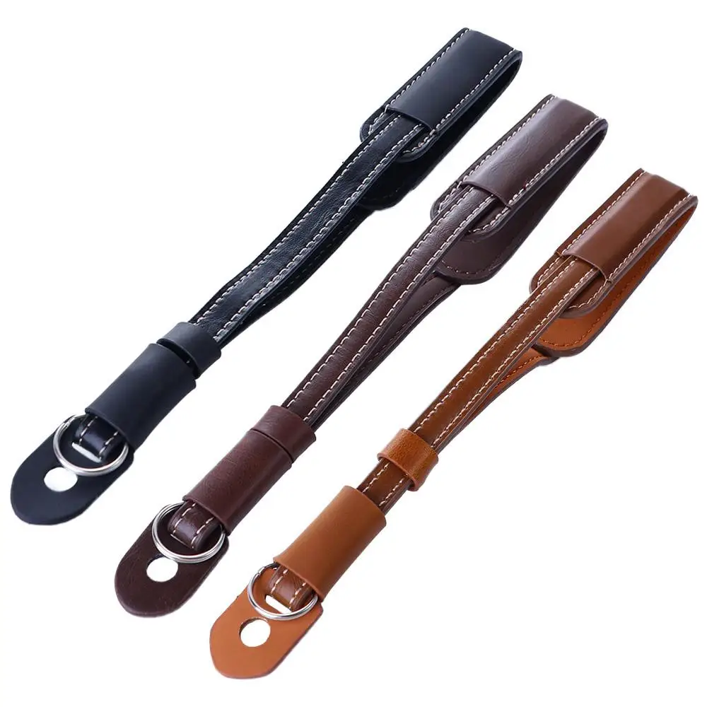 Durable SLR Camera Lanyard Hand Rope PU Leather Strap Grip Camera Strap Hand Strap Wrist Hand