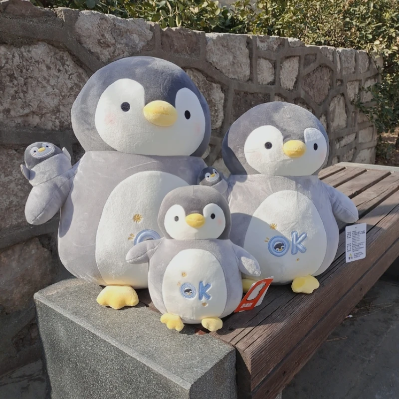 柔らかいぬいぐるみペンギンのおもちゃ、子供用スパ、心地よい人形ギフト、3歳以上の子供向けの抱き心地の良いぬいぐるみ、ppコットン充填