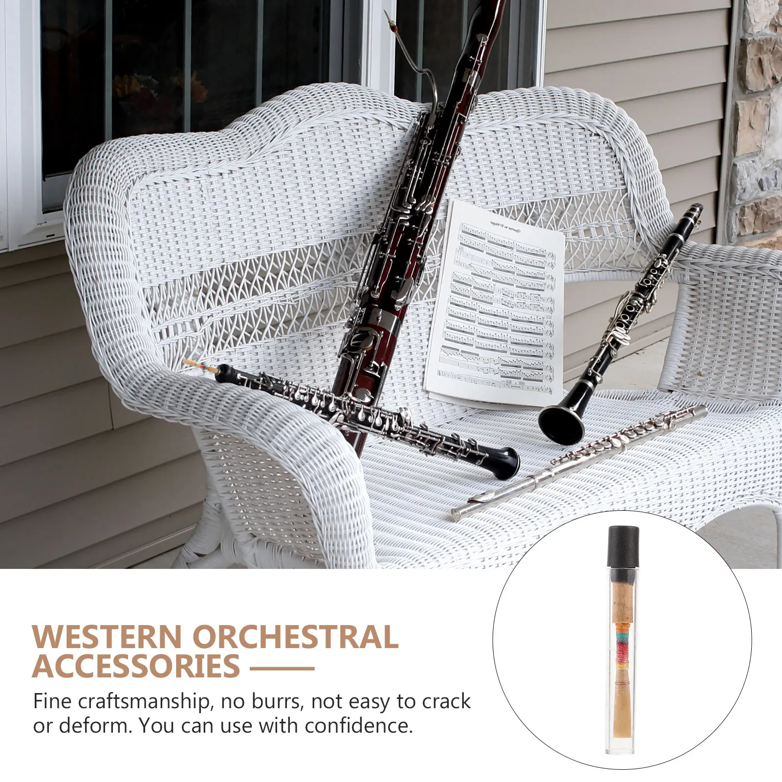 

Practical Oboe Durable Natural Copper Material Compact Size Professional Wind Instrument Accessories Replacement Parts