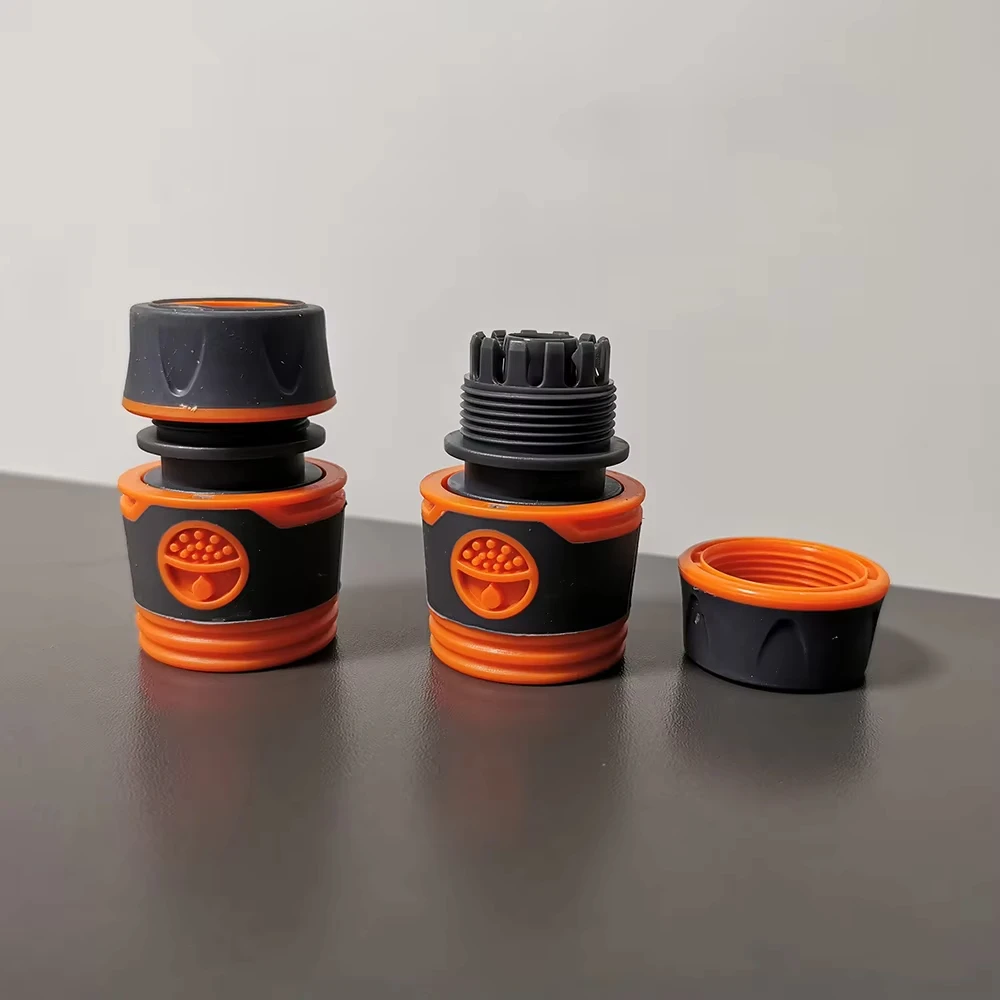 

1/4 3/8'' 1/2'' 3/4'' Hose Quick Connecter Plastic Rubber Coupling Adapter Pipe Tubing Irrigation System Adapter