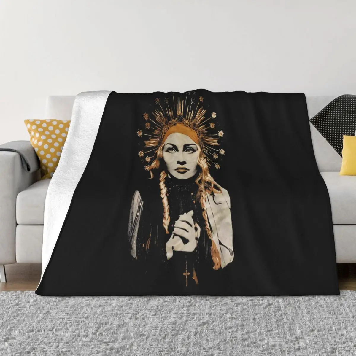 Madonna Madame X Tour New New York Exclusive I Rise Batuka Like A Prayer Throw Blanket