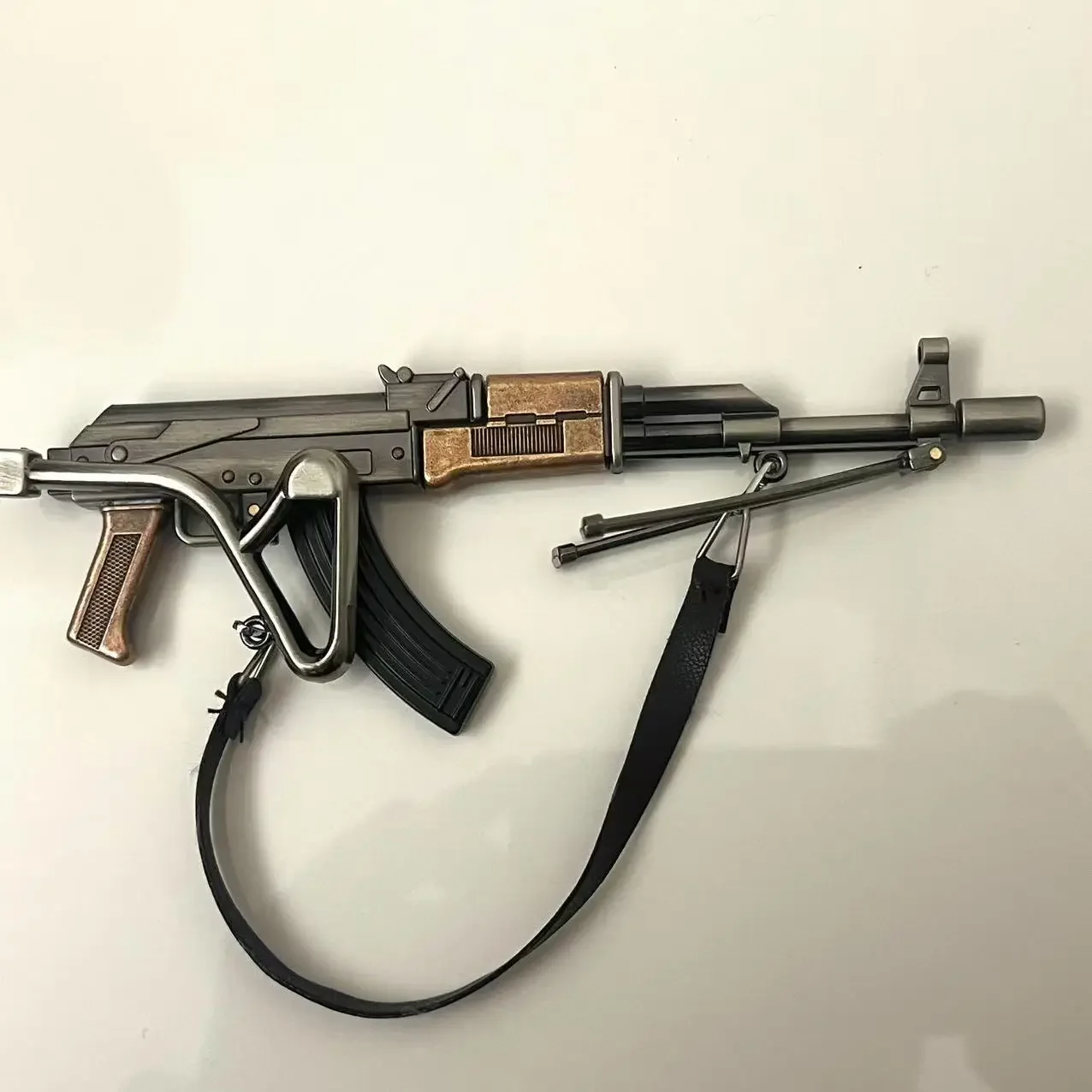 طوي 20 سنتيمتر AK بندقية نموذج سبيكة مسدس صغير نموذج PUBG Jedi مسدس لعبة تململ لعبة مكتب زخرفة الديكور الصبي الكبار هدية