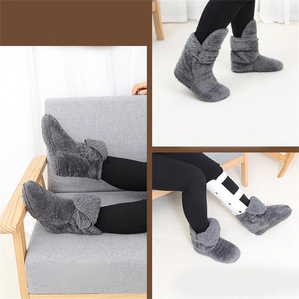 1 pair Autumn Winter Ankle Protection Cold-proof Socks Men Women Middle-aged Elderly Indoor Home Protector Warm Floor Sock Cover