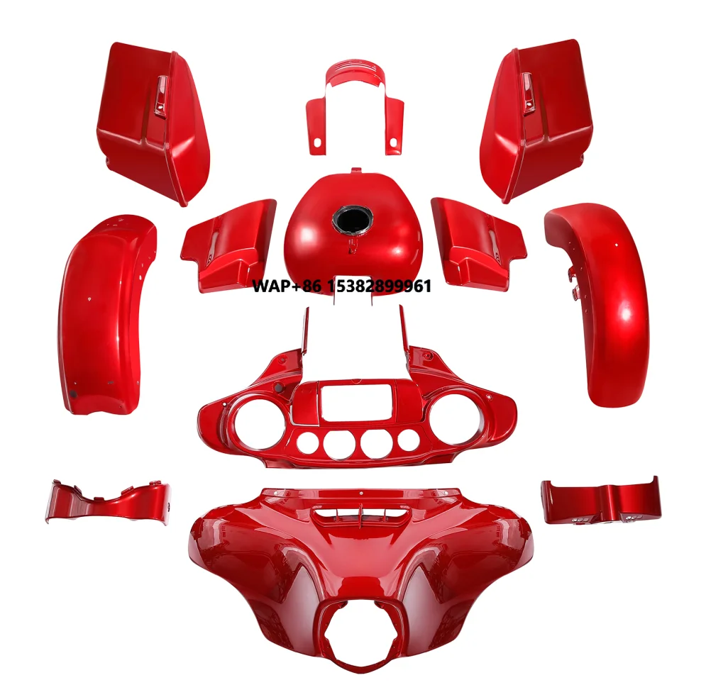 HR3 90400015 Wicked Red мотоциклетный рабочий комплект для Harley Street Glide Ultra Limited Street Glide Special CVO 14-Up