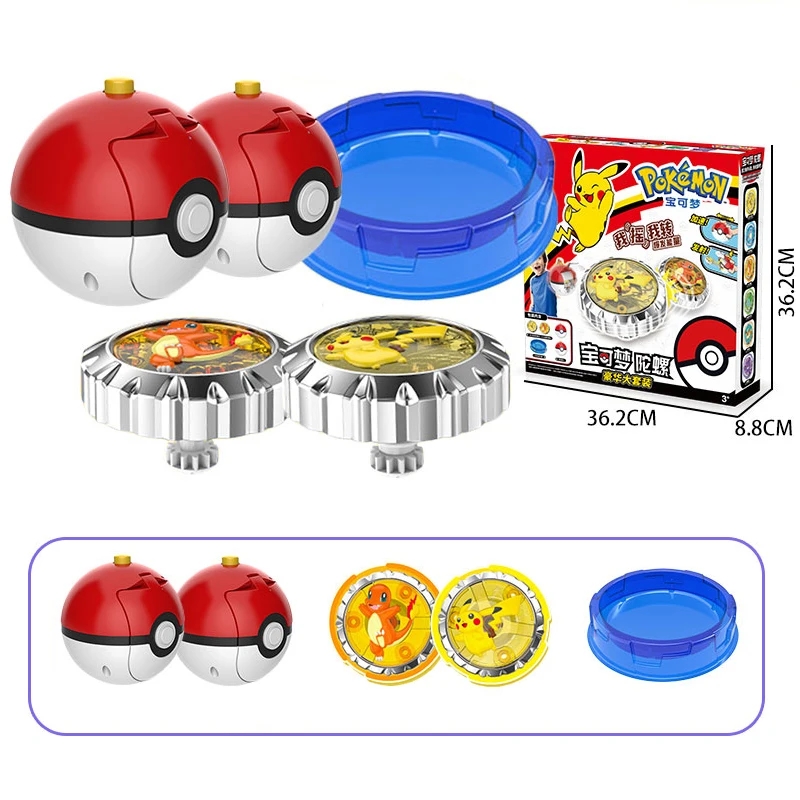 shake-pokemon-girando-bola-arena-batalha-pikachu-charmander-squirtle-eevee-bulbasaur-gengar-monstros-figura-de-acao-brinquedo-presente