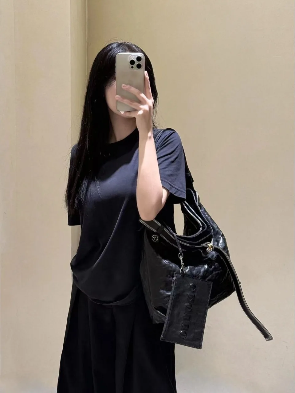 Fashion woman bag wandering bun mother Tote bag 2024 new simple leisure leather commuter crossbody shoulder soft bag