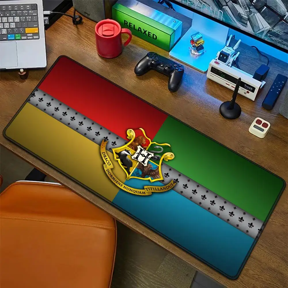 Alfombrilla de ratón P-Potters W-Wand Art H-Harries, alfombrilla de goma para ordenador portátil Xxl, alfombrilla para ratón, accesorios para juegos de mesa y ordenador