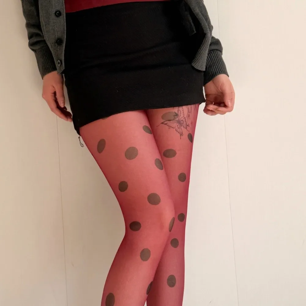 

Tights Colorful Polka Dot Stockings Elastic Seamless Large Dot Pantyhose Slimming Breathable Y2K Retro Silk Stockings Spicy Girl