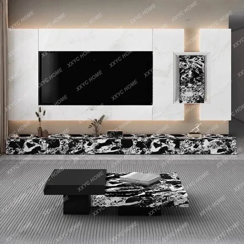 XXDrawers Black Center Tv Stand Living Room Modern Universal Floor Tv Bench Stands  Unique  Furniture