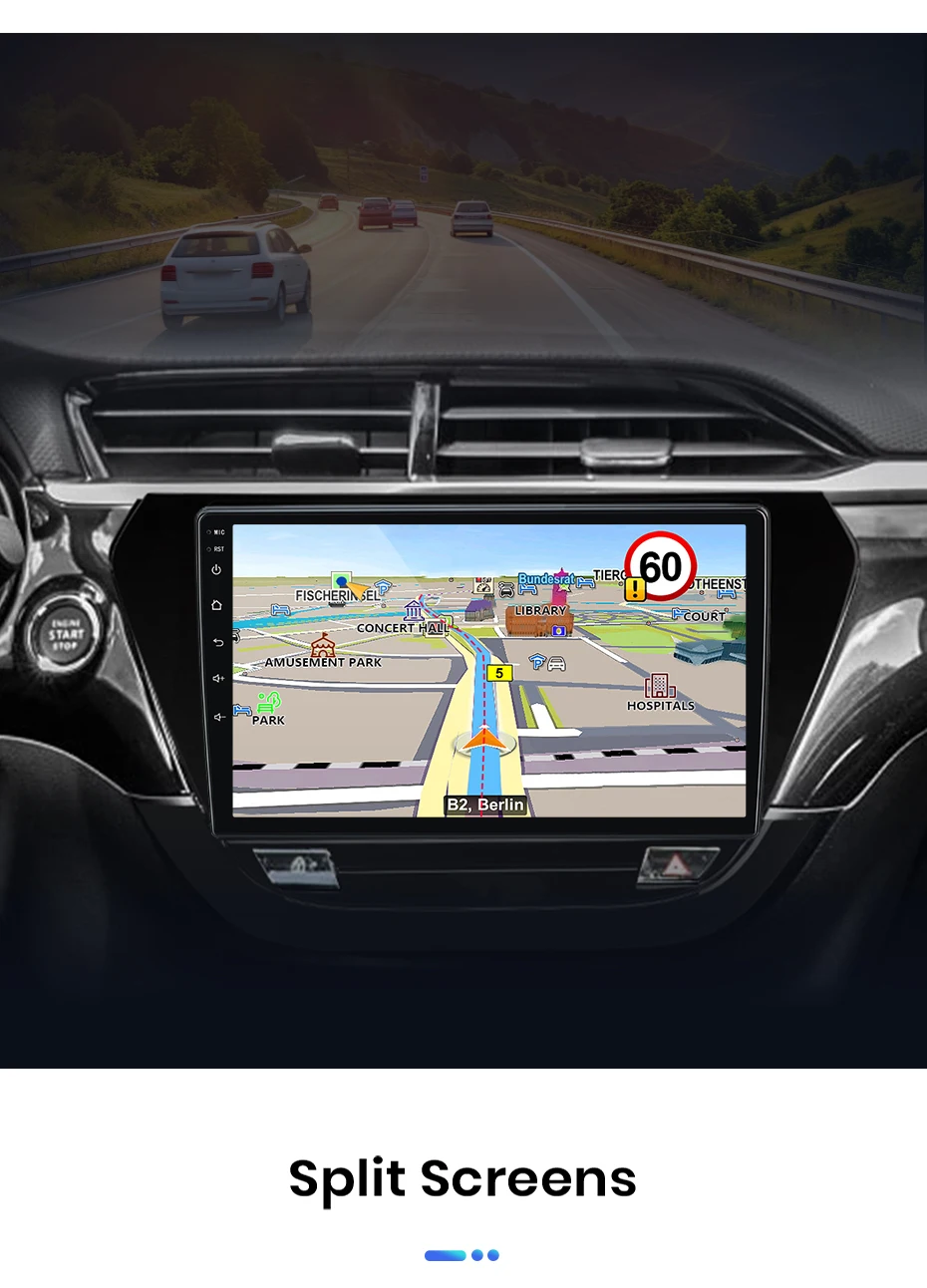 Junsun Kabelloses CarPlay Android Auto Autoradio für Opel Corsa F 2019 2020 2021 2022 2023 GPS Multimedia 2-DIN-Systeme Stereo – Detail 18