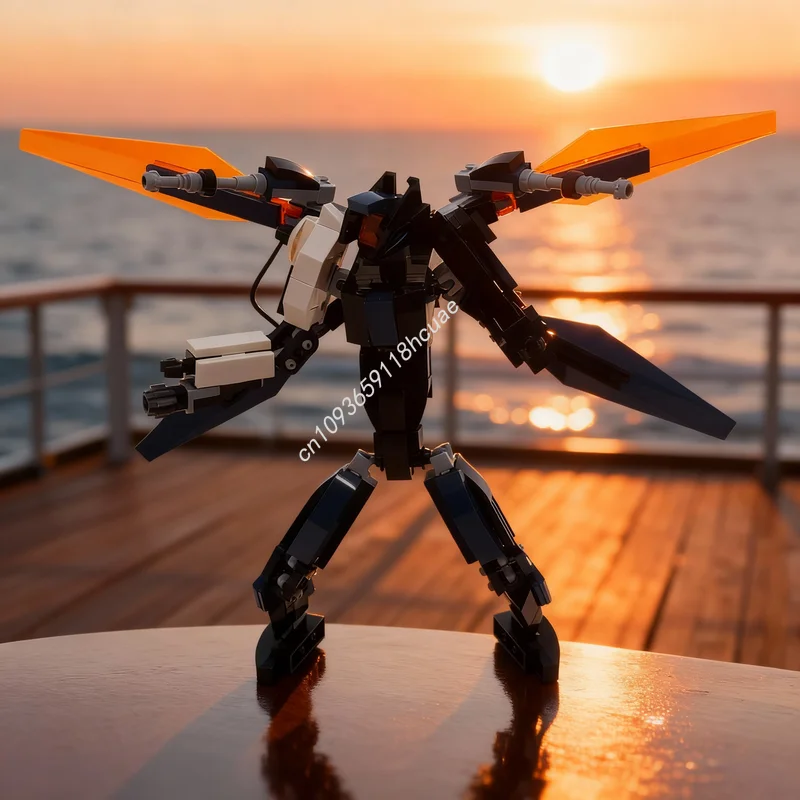 236-個-moc-ホワイトアームエアソルジャーロボットメカ宇宙モデルビルディングブロック建築おもちゃクリスマスギフト教育子供の誕生日