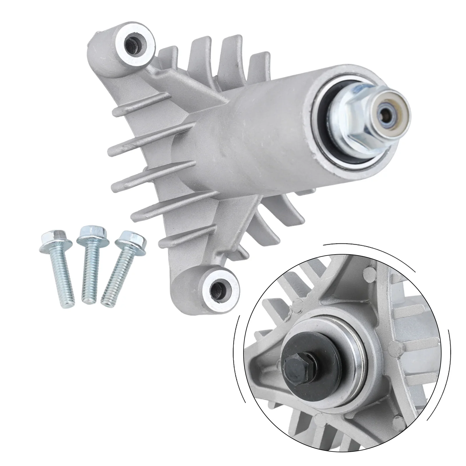 

Шпиндель 130794 для газонокосилок CRAFTSMAN, совместимый с несколькими моделями для работы с плавными лезвиями и повышенной эффективностью.