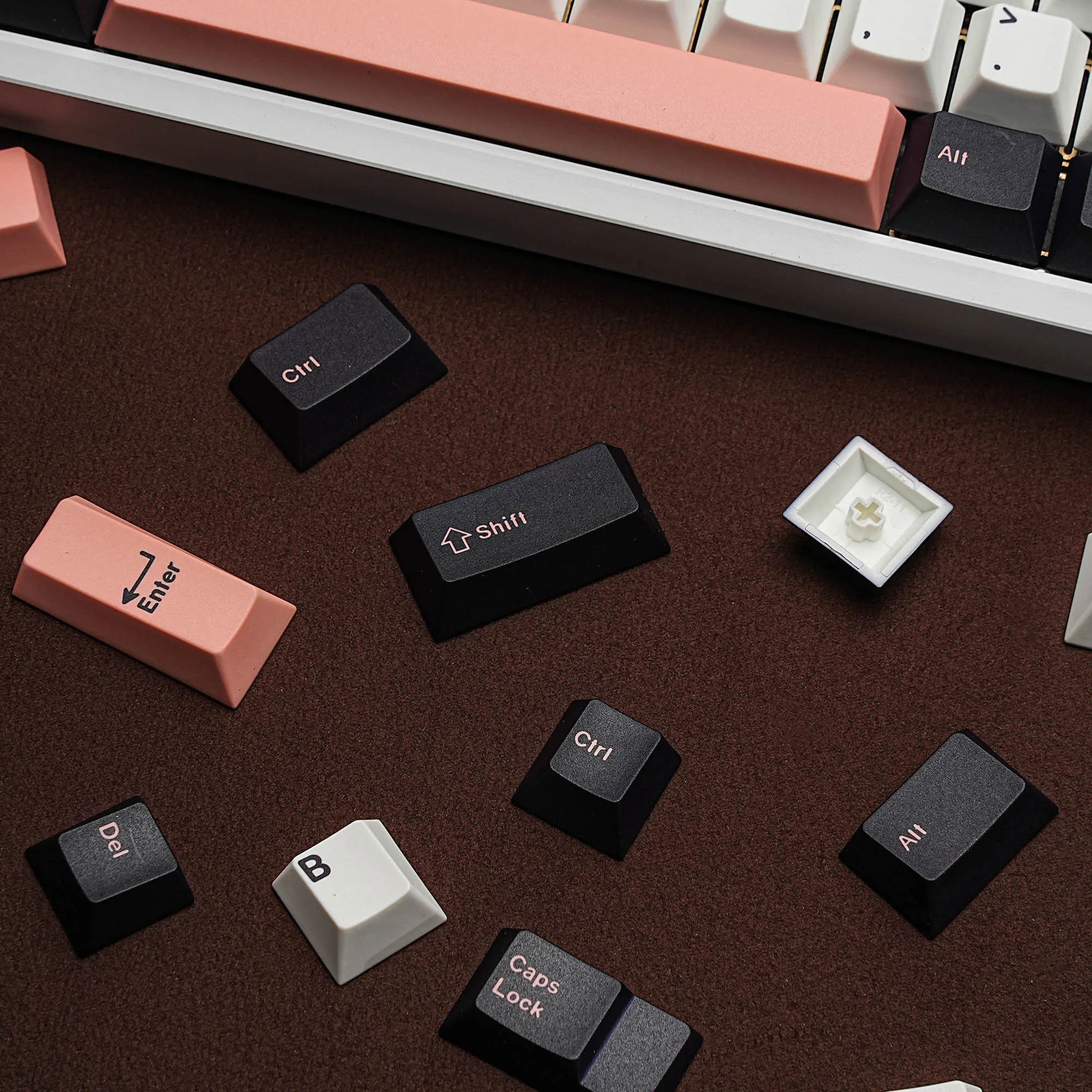 GMK Olivia Keycaps Dye Sub German Korean Spanish Arabic French Russian Abnt-2 Big Set 143 Keys For Mechanical Keyboard