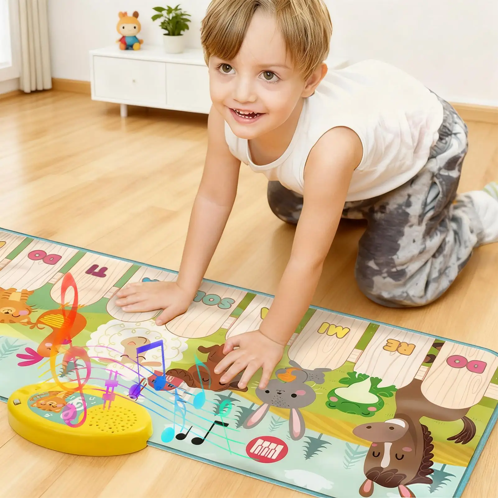 Tapete de piano para crianças, teclado de chão, tapete de dança, bebê, fitness, brincadeira, animal, música, instrumento, brinquedos, presente para meninos e meninas
