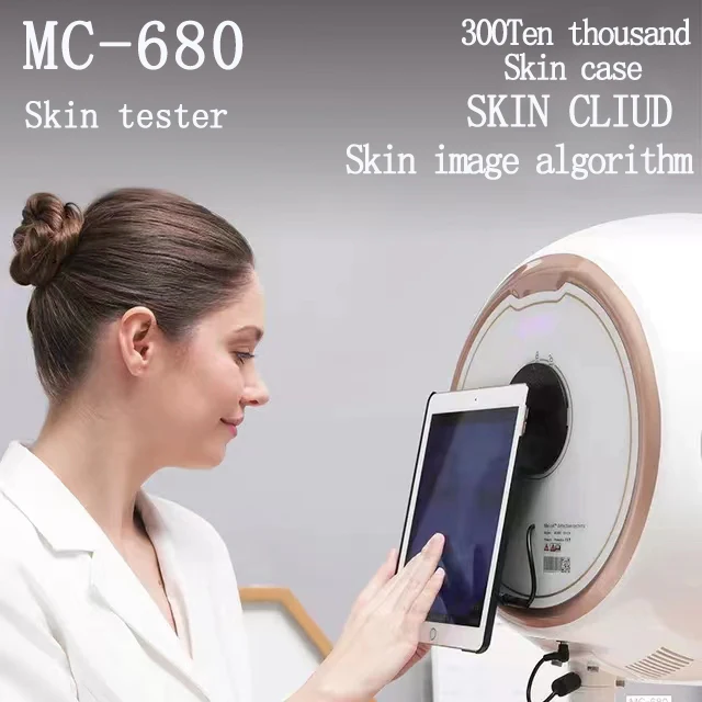 Meike Inteligente Pele Tester para Salões de Beleza, Pele Facial Analyzer, Cat Test, MC680