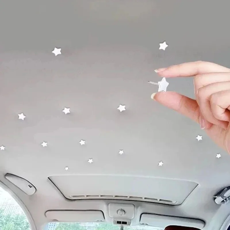 DIY Star Car Ceiling Decorations Removable Self-Stick Roof Styling Stickers