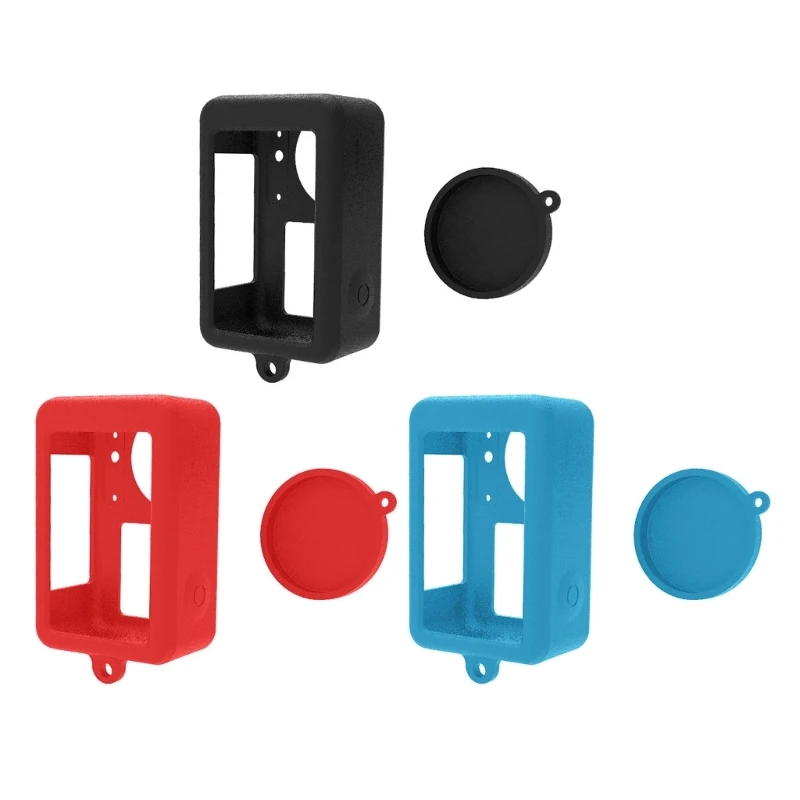

Flexible Silicone Camera Case Caps for Action 4 / 3 Camera Outdoor/ Indoor Covers Silicone Skin Convenient to Use