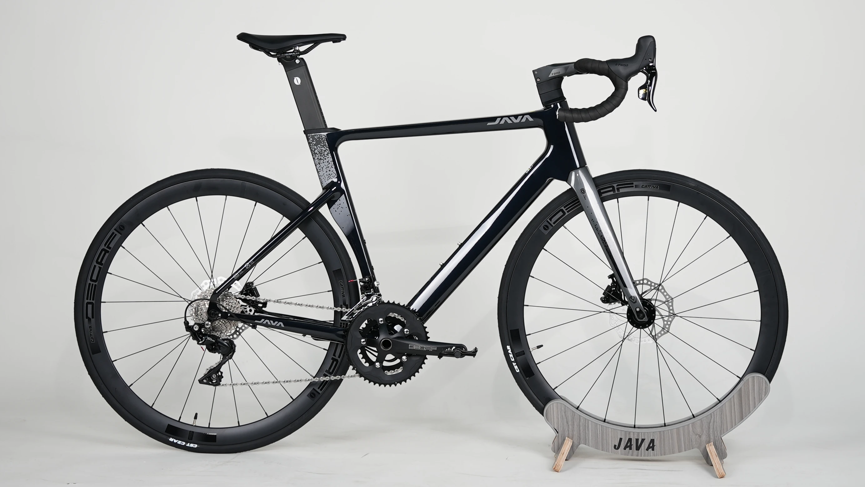 Java SILURO6 Top 24-Gang-Carbonfasergabel hydraulische Scheibenbremse 700c Rennrad