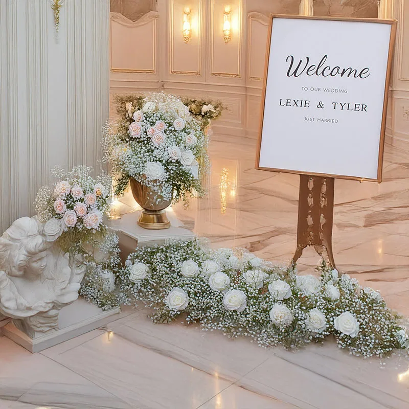 

Искусственное звездное небо, цветочная композиция, зашифрованное украшение свадебного стола, цветочная композиция, арка, фон, украшение стены