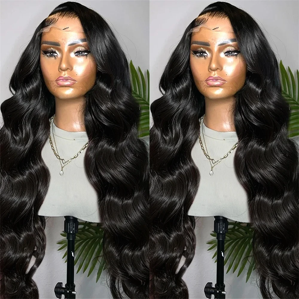 Transparent Lace Front Human Hair Wigs For Women Brazilian Body Wave Remy Wig 13X6 13X4 Lace Frontal Wig