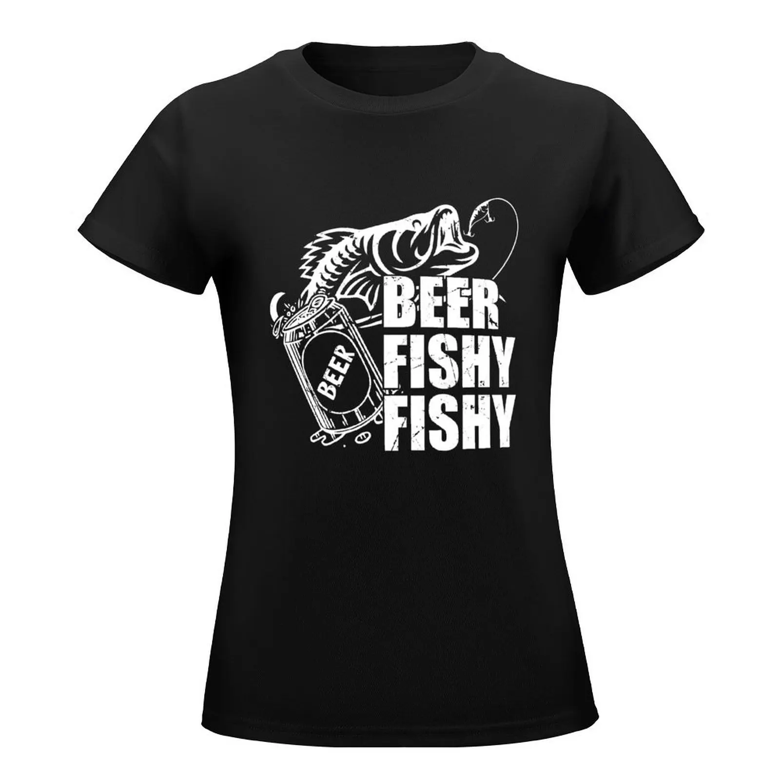 Beer Fishy Fishy T-Shirt blanks graphics t shirts for Womens