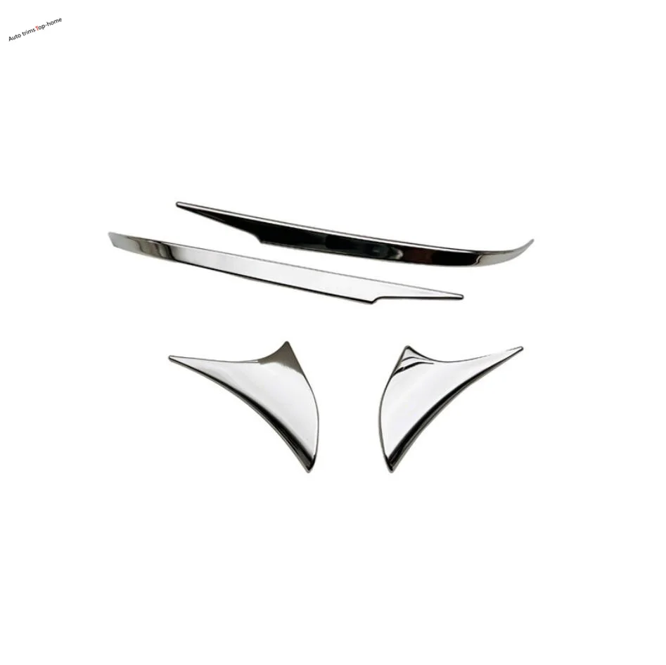 Chrome Side Rearview Mirror Protect Streamer Strips Cover Trim Car Styling Fit For Subaru Crosstrek 2024 +  Accessories