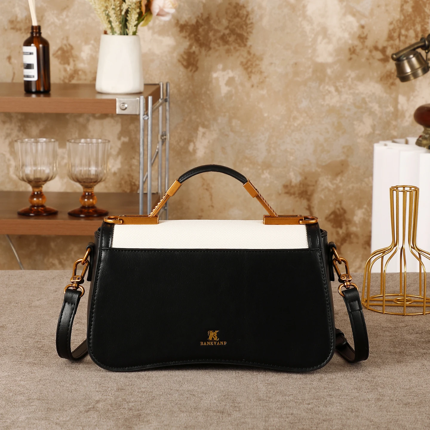 Women's handbag 2026 season new high-end handbag embroidery niche design single shoulder diagonal cross bag