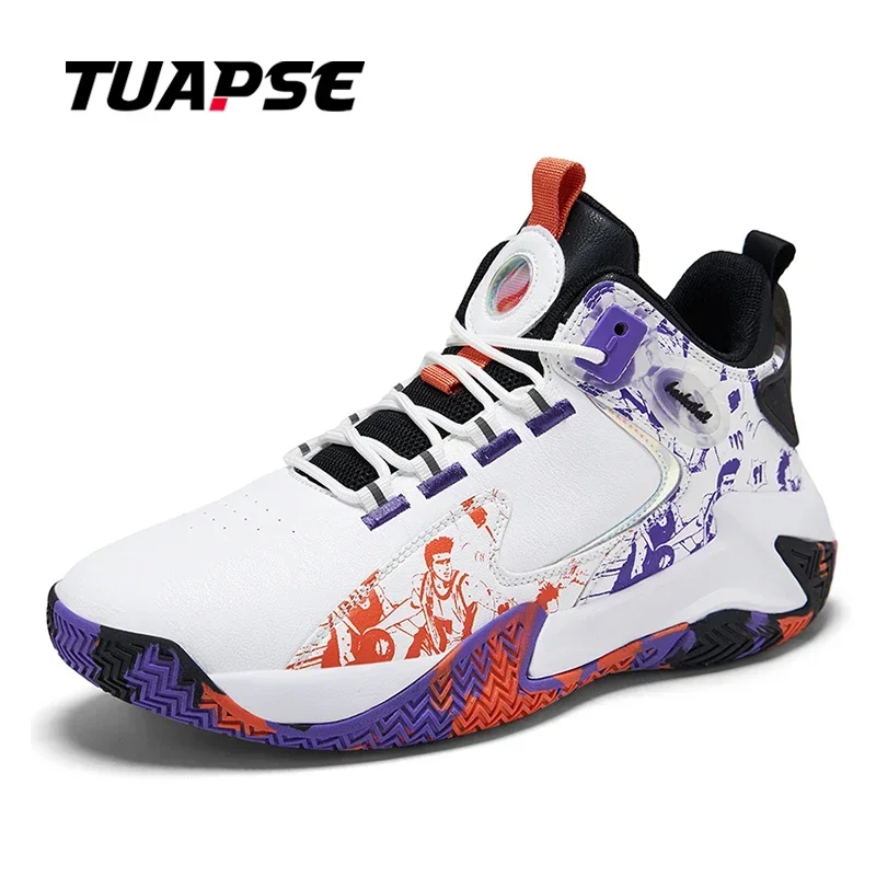 TUAPSE 2025 New Basketball Shoes Men Breathable Comfortable Sneakers Training Sports Basketball Sneakers Women Shoes