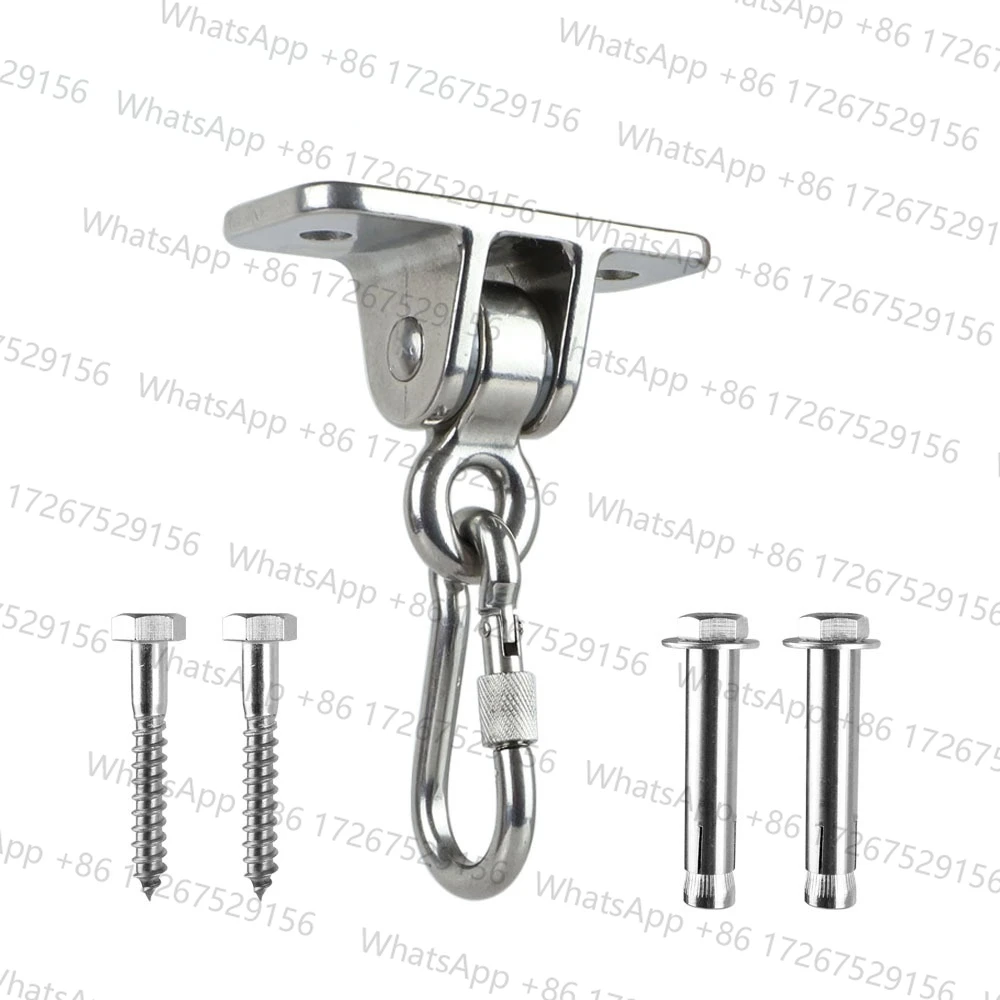 1PC Heavy Duty 850KG Stainless Steel Swing Hangers Hook For  Hanging Kit Playground Hammock Chair Yoga  Mount