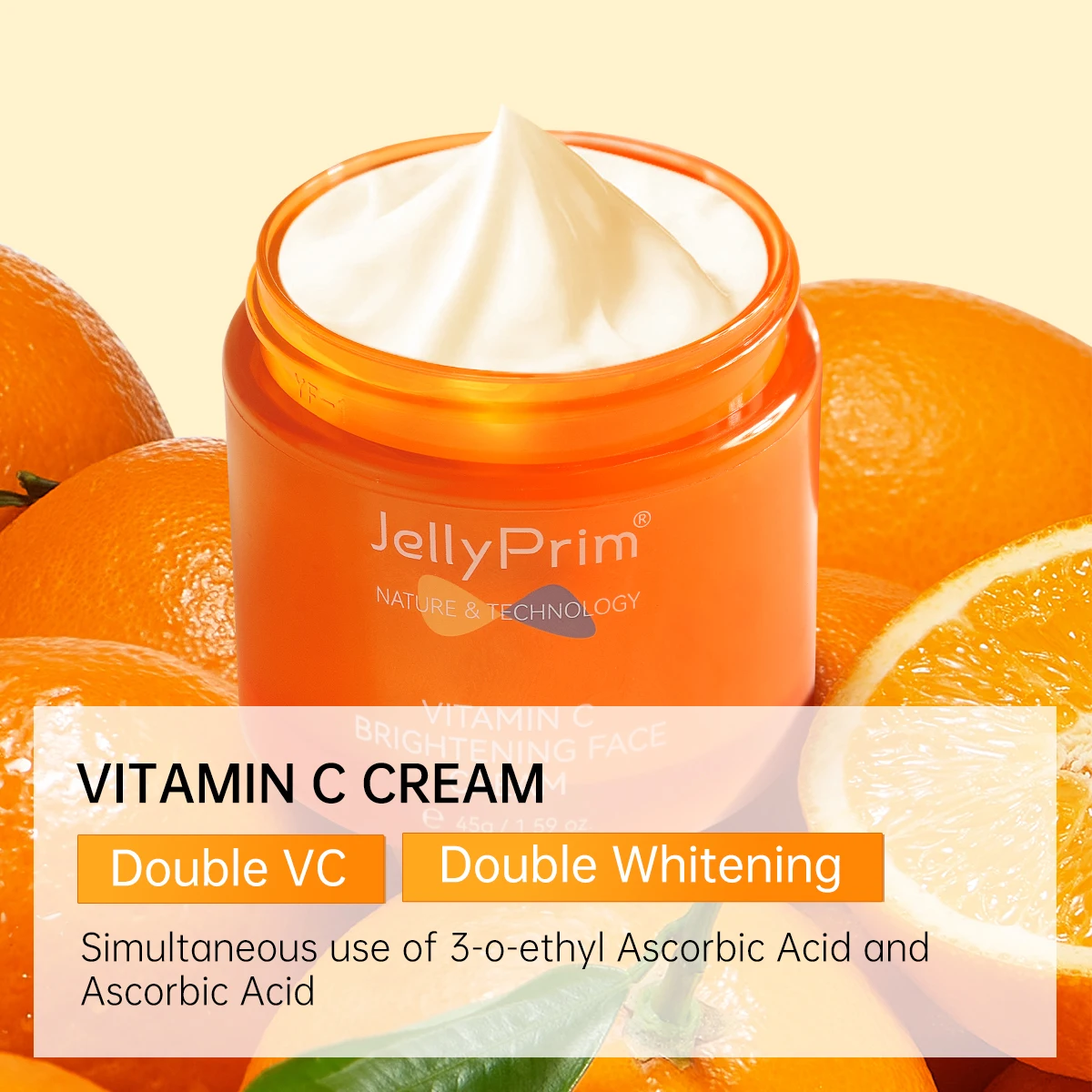 Vitamin C Whitening Facial Cream Dark Spots Remover Face Serum Set Hyaluronic Acid Moisturizing Skin Care Beauty Health