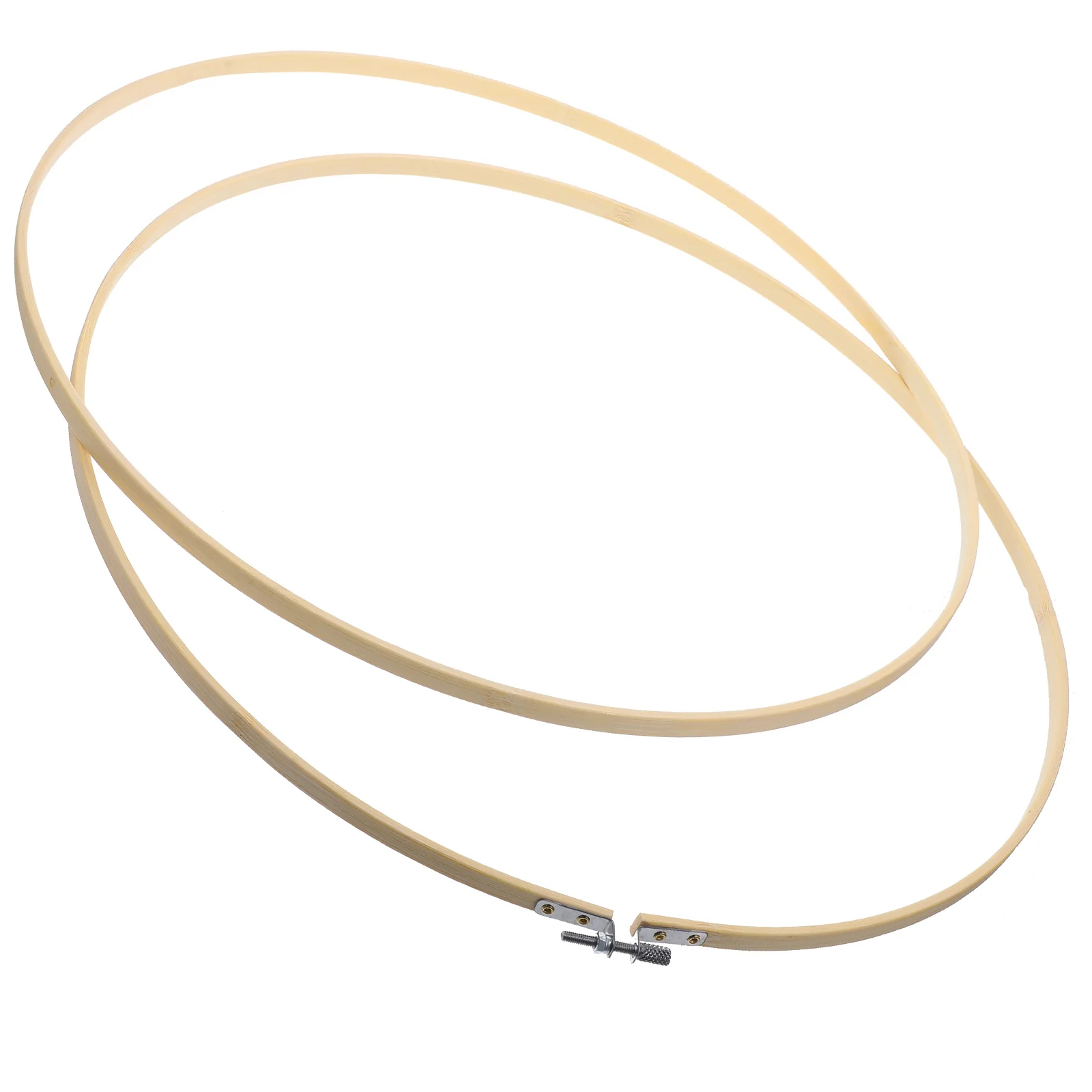 40Cm Bamboo Embroidery Hoop Set Diy Circle Frame For Cross Stitch Handmade Sewing Kit Traditional Tool Embroidery Accessories