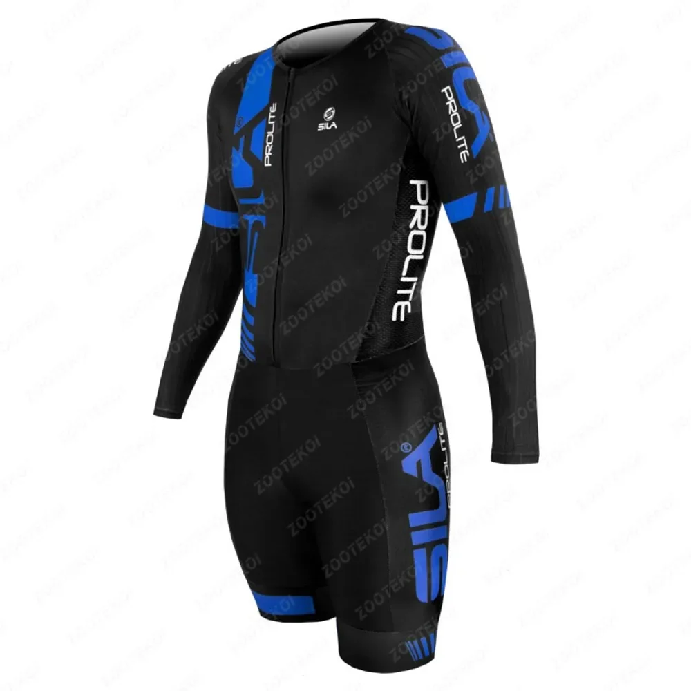 Combinaison Poller Sila Aerodynamic Long Sleeves Wetsuit Inline Pulley Speed Performance Skating Light Lycra Comfort Trisuit