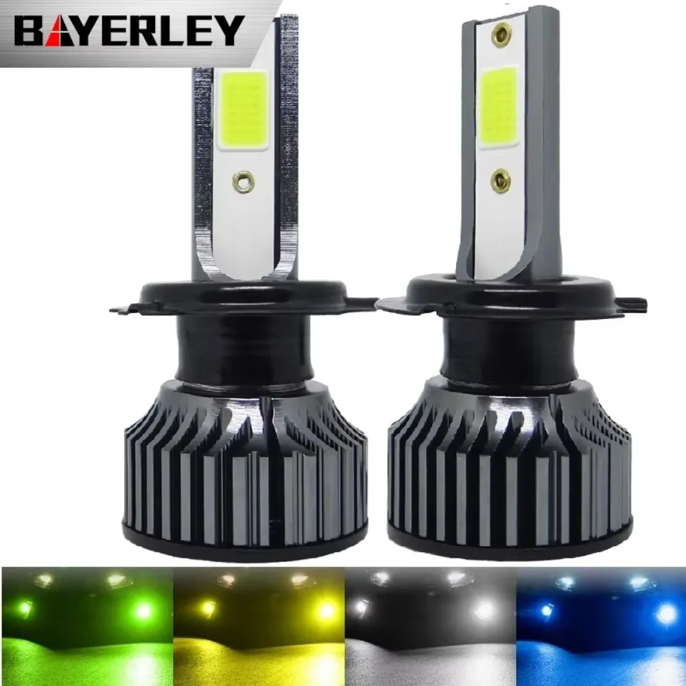 

Lemon Green 16000LM Car Headlight LED Bulb H4 H7 H1 H8 H9 H11 Ice Blue 12000K 6000K 6500K Compatible with H3 9005 HB3 9006 12V F