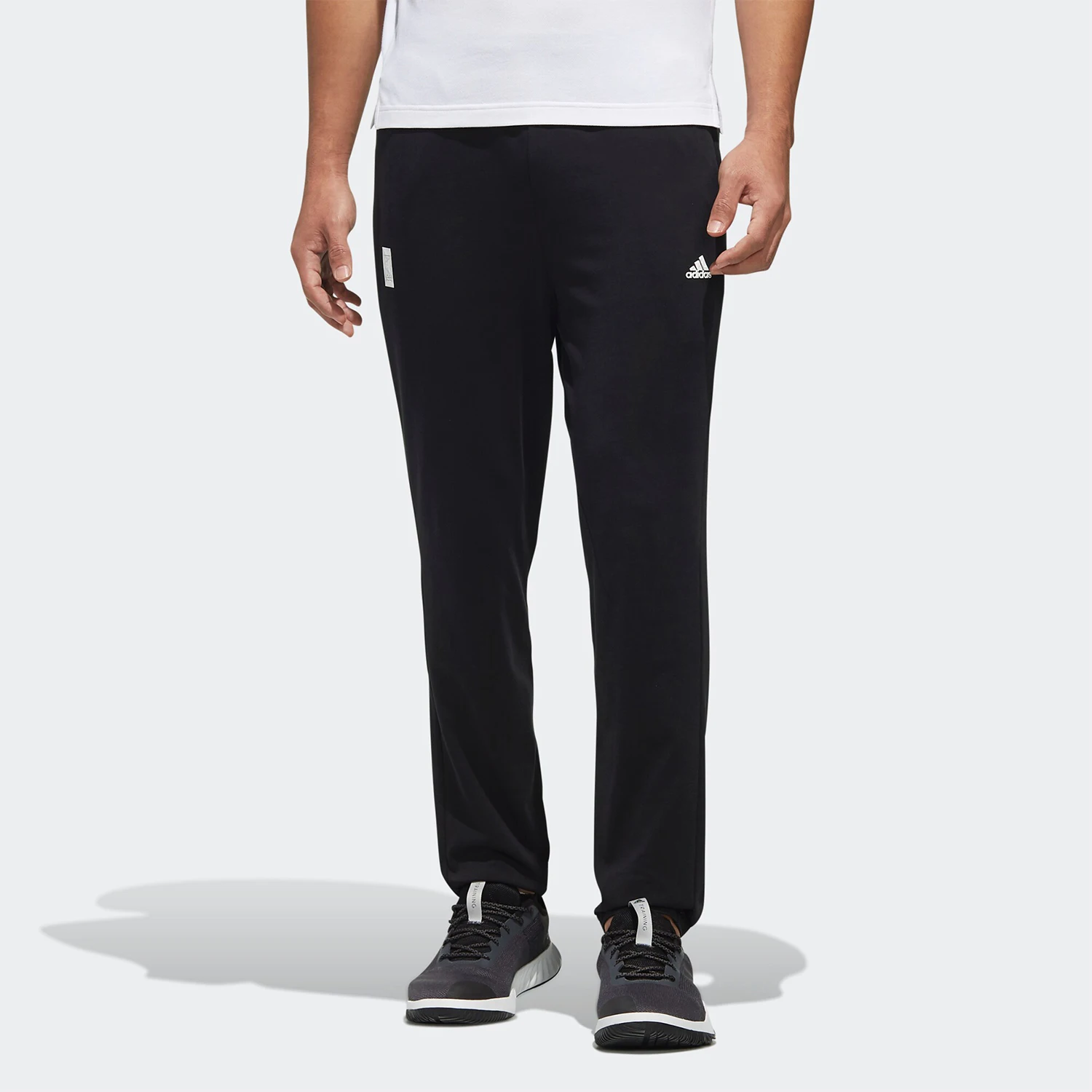 

Оригинальные мужские трикотажные брюки Adidas WJ PNT SJ в повседневном спортивном стиле DY8737