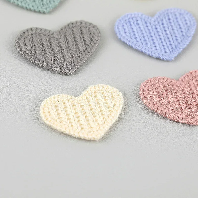 50 Stuks Love Diy Heart Geborduurde Stof Stickers Accessoires Oorbellen Tassen Schoenen Decoraties Patches Kleding Accessoires