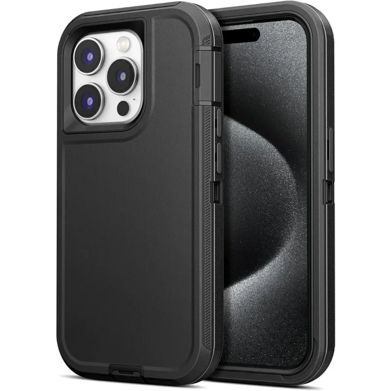 3IN1 Heavy Duty Military Dustproof Phone Case For iPhone 17 16E 15 16 14 Plus 13 12 MINI 11 17 Pro Max 17 Air Protection Cover