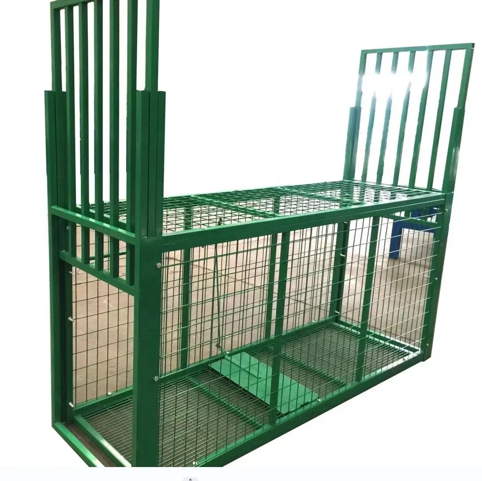 Folded Humane Live Animal Cage Trap For Rats,Cats,Rabbits,Raccoons,Martens,Foxes,Pig,Wild Boars Automatic Animals Trap Cage