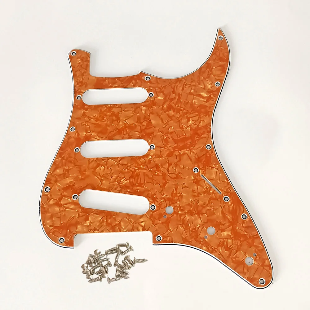 ST Guitar Pickguard SSS 11 Hole Pick Guard Scratch Plate & Screws for FD ST Electric  Guitar Pickguard Scratch Plate Multi Color