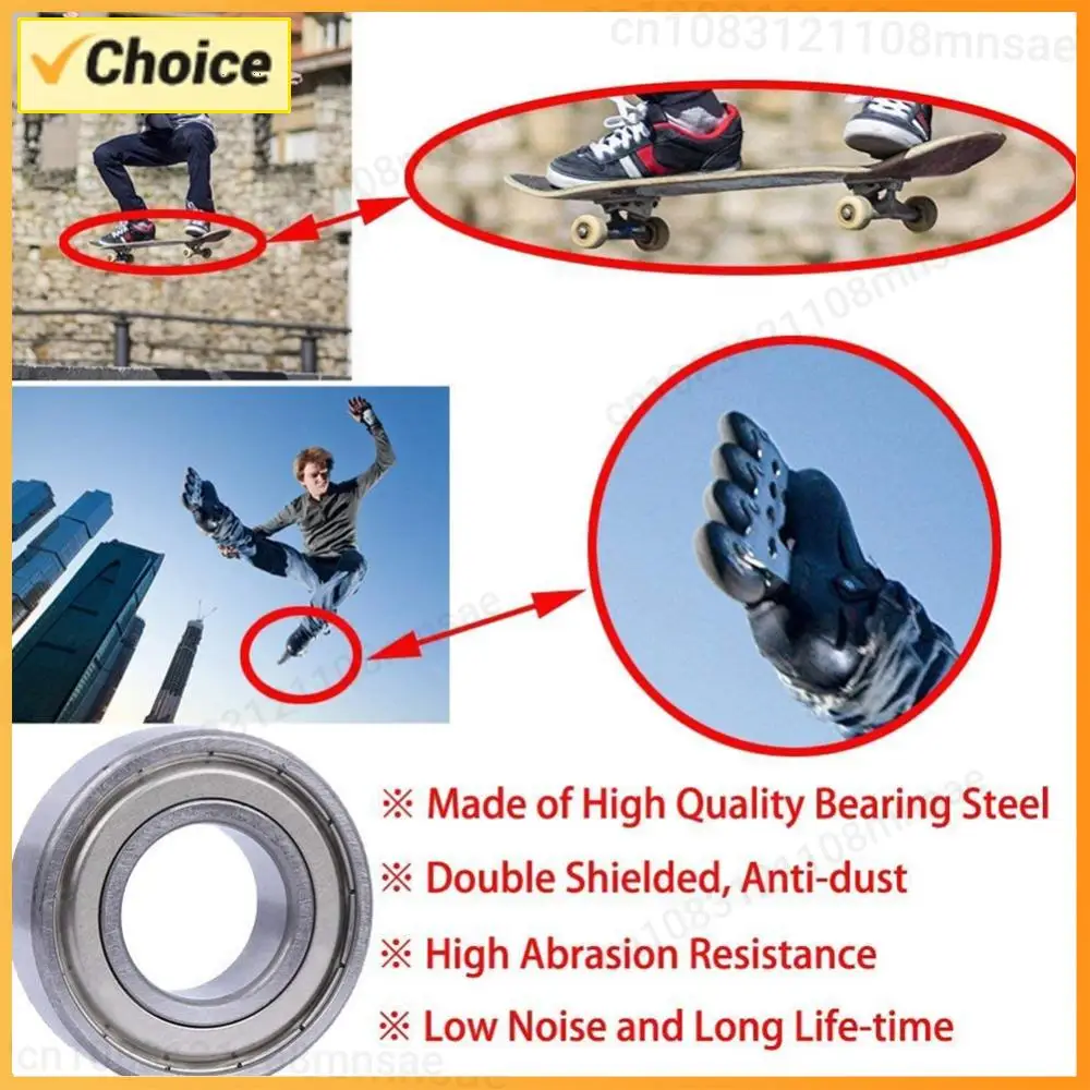 

20 шт. шарикоподшипников 608ZZ из углеродистой стали, однорядные, 8x22x7 мм, радиальные подшипники с глубоким пазом