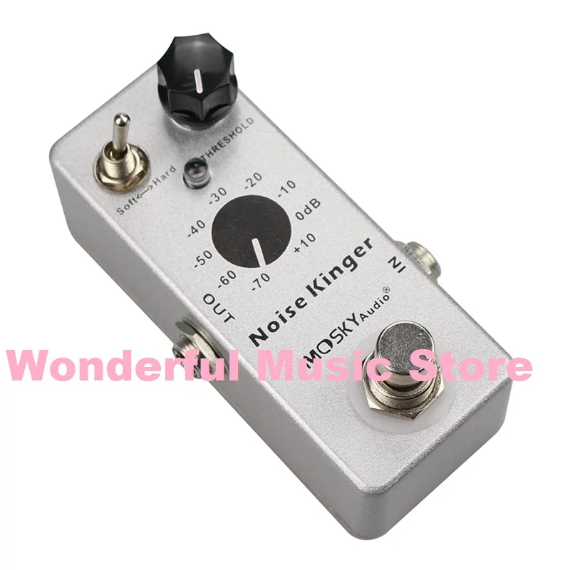 

Mosky Noise Reduction Guitar Effect Pedal 2 Modes Hard/Soft Guitar Pedal True Bypass Guitar Accessories