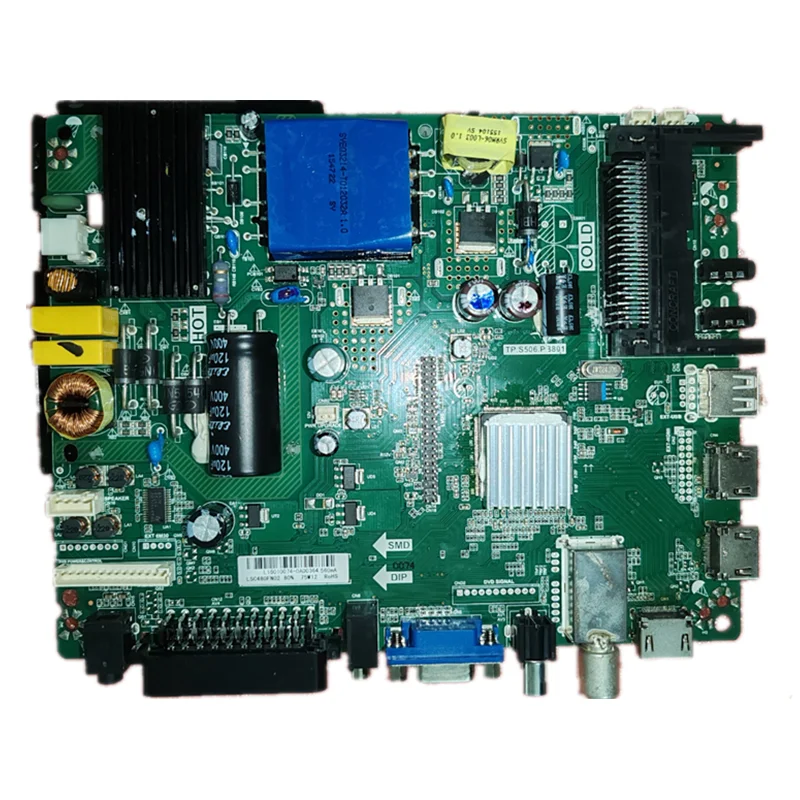 ¡Envío gratis! TP.S506.PB801 placa base de TV tres en uno para LS480FN02 75W 560ma 1920x1080 or75w 300ma LQ400D3HD1K