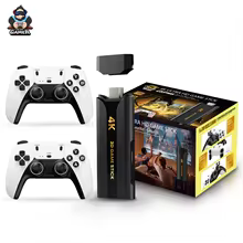 Novo q8 max game stick 4k console jogos com 2.4g sem fio gamepad saída hd retro consoles de jogos de vídeo clássico tv gaming box